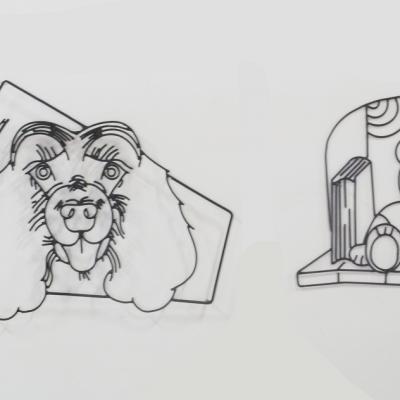 Décos murales en fer